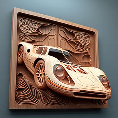 3D модель Порше 917 (STL)